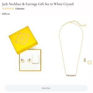 Kendra Scott White Crystal Set
